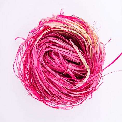 Rafia Akces 50g, Różowa - 2